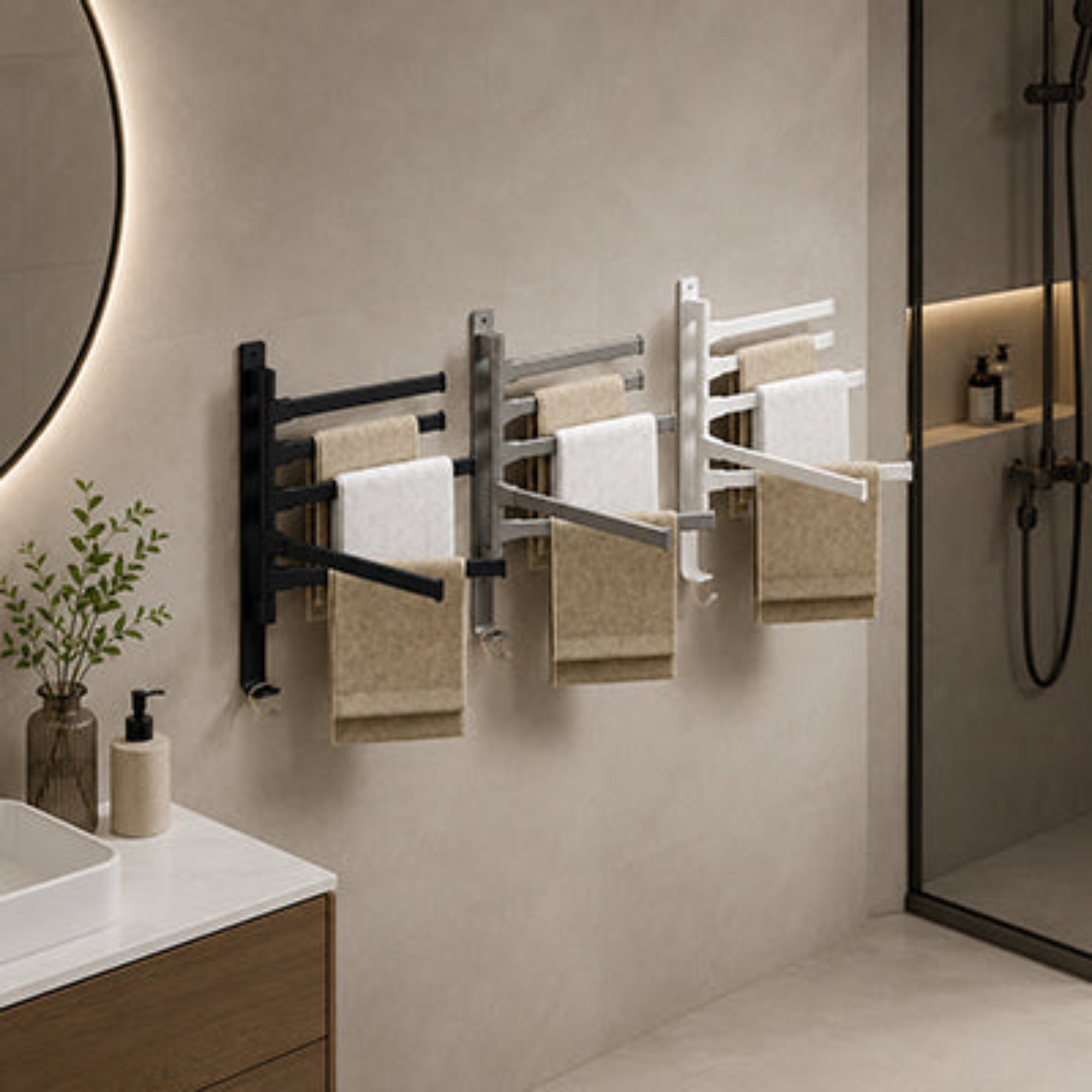 Porte serviette salle de bain CleariaHome Signature