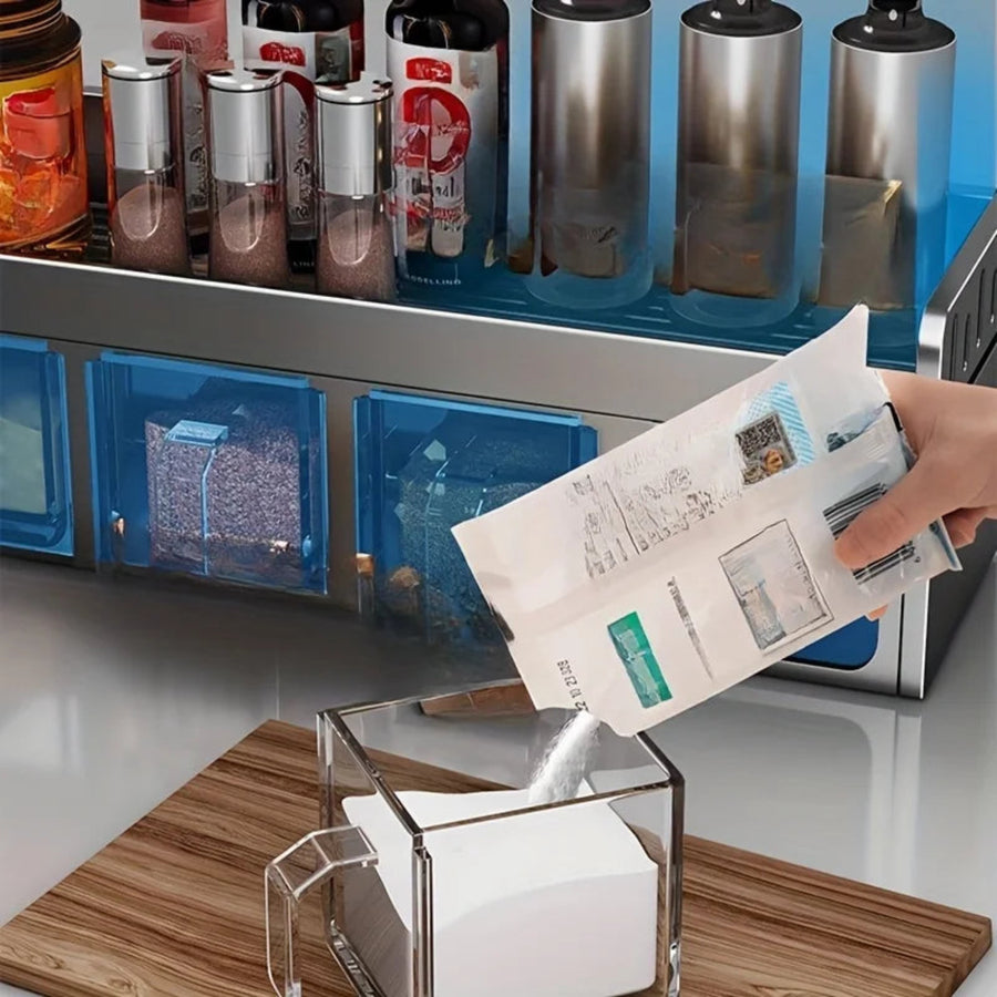 Rangement à épices mural sans perçage 3 niveaux – CleariaHome Culina