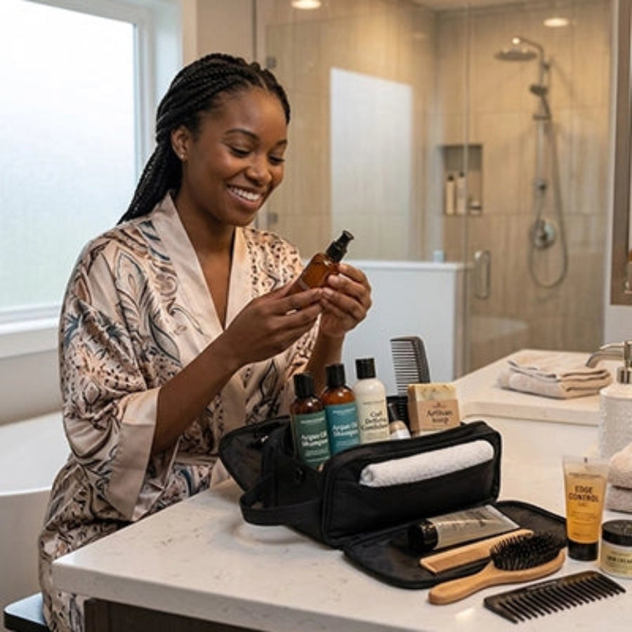 Trousse de toilette CleariaHome Nova – Grande trousse de toilette élégante pour voyage et quotidien